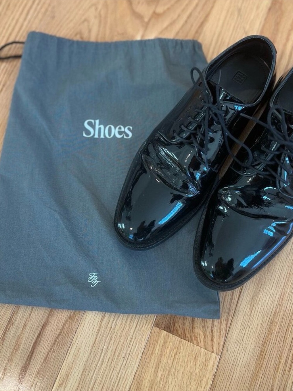 The Black Tux Men's Tuxedo Shoes Sz 10 - Genuine Leather Black Patent